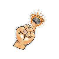Bottlecap Kronkorken Sticker by Detektorking