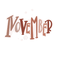 November Month Sticker