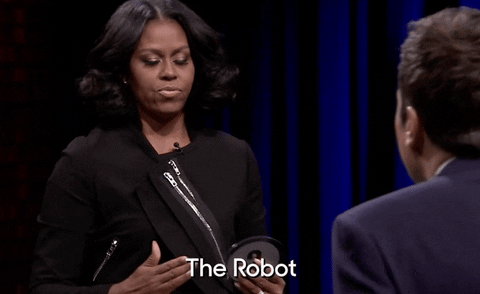 Jimmy Fallon Robot GIF by Obama