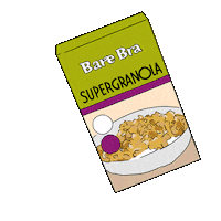 Bare Bra Barebra Supergranola Granola Frokost Breakfast Suntoggodt Sunnhet Sunt Sunnmat Sticker by BareBra