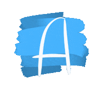 Sky Blue Letter Sticker