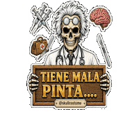 Skull Doctor Sticker