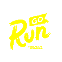 Run Running Sticker by Pinoy Fitness
