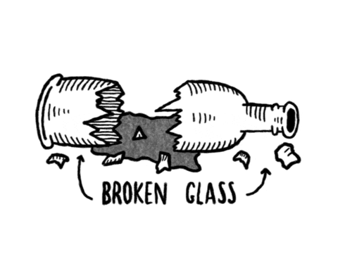 Broken Glass Art Sticker by Ed Sheeran