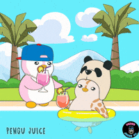 Spring Break Summer GIF by Pengu Juice Co.