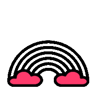 Rainbow Stars Sticker by #MoveTheDate Switzerland