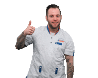 Tim Thumbs Up Sticker by Zorgstroom