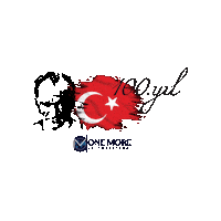 One More Ataturk Sticker by One More International