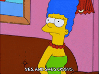 complaining marge simpson GIF