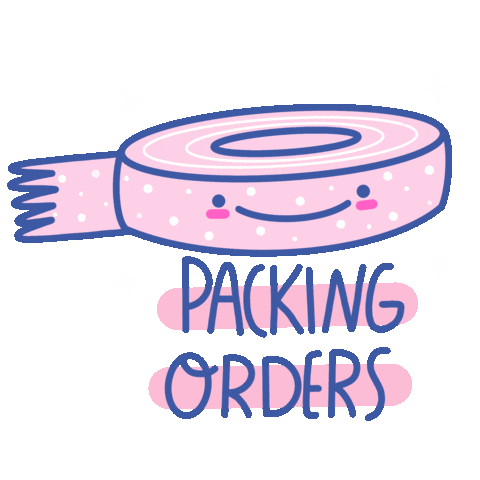 Illustration Packing Sticker by Maghazak