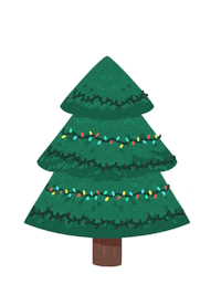 Christmas Tree String Lights Sticker by Hallmark Channel