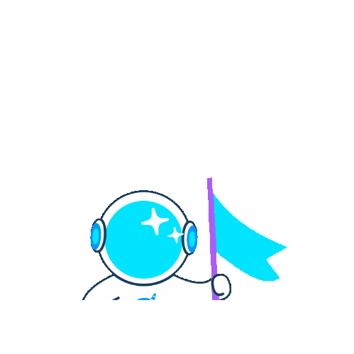 Space Moon Sticker by Hodlnaut