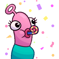 coffeenauts happy game party celebration Sticker