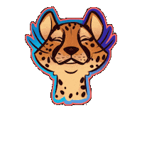 Excited Sticker Sticker