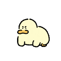 420gram00 character sorry duck banana Sticker