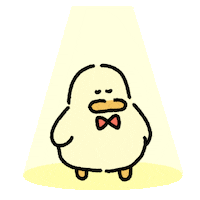 420gram00 thanks character duck banana Sticker