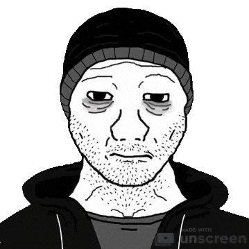 Sad Wojak Sticker by Database數據