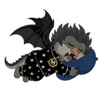 Tired Good Night Sticker