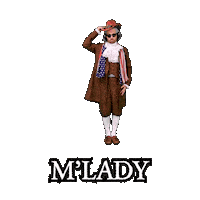 Founding Father Greetings Sticker