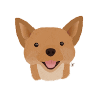Dog Luna Sticker