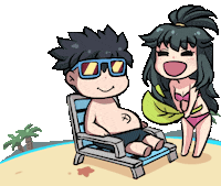 Summer Serve Sticker by Jin