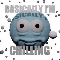 Chilling Chill Out Sticker