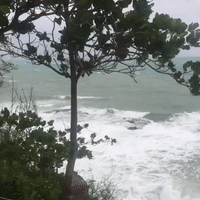 Hurricane Maria Sweeps Past St Lucia