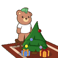 Merry Christmas Sticker by BEARISH
