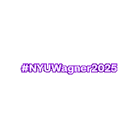 nyuwagnergrad nyu wagner Sticker