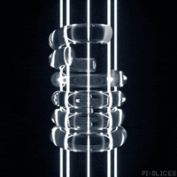 glow black and white GIF by Pi-Slices