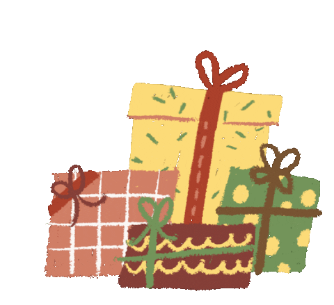 Merry Christmas Hello Sticker by Miss NoProblem