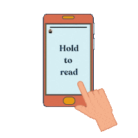Phone Read Sticker by A Dose of Rose