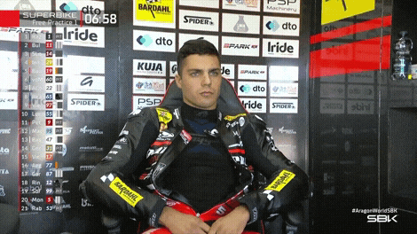 Hand Hello GIF by WorldSBK