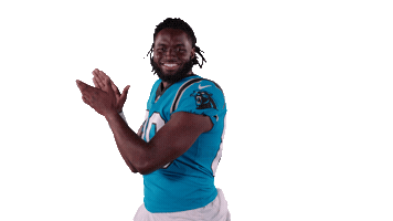 Happy Ian Thomas Sticker by Carolina Panthers