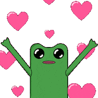 I Love You Sticker by fwogs