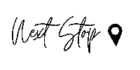 Next Stop Travel Sticker by Ja-Hochzeitsshop GmbH & Co. KG
