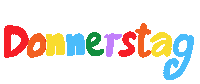 Deutsch Wochentag Sticker by Printfetti