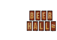 BeerHalll beerhall beerhalll Sticker