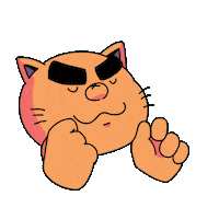 anchorsg happy cheers yo finger gun Sticker