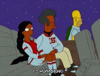making out homer simpson GIF