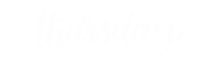 Text Thursday Sticker