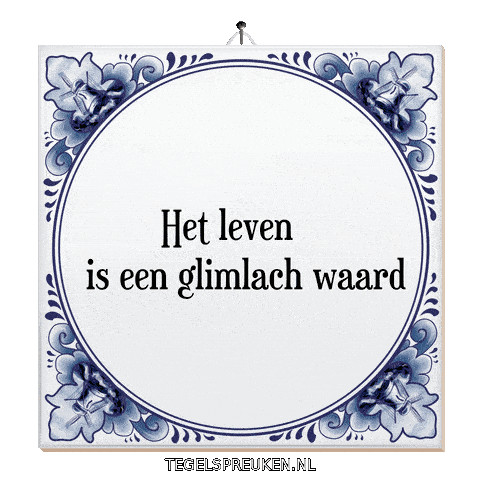Humor Hoop Sticker by Tegelspreuken.nl