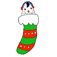 Christmas Penguin Sticker