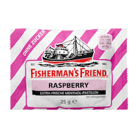 fishermans_friend_de raspberry pastille fishermans fishermansfriend Sticker