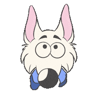 White Wolf Love Sticker