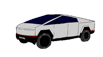 Truck Tesla Sticker by deladeso