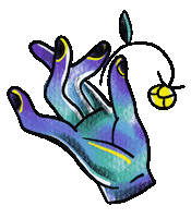 Flower Spooks Sticker by ZAV