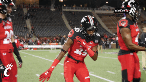 cincinnati bearcats dancing GIF by University of Cincinnati Athletics