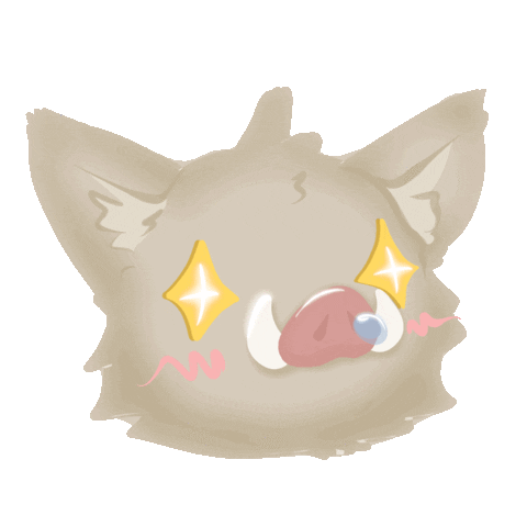 MojoIsTired cute animal pig demon slayer Sticker