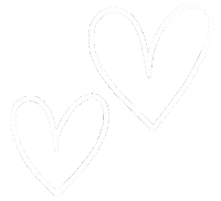 White Heart Sticker